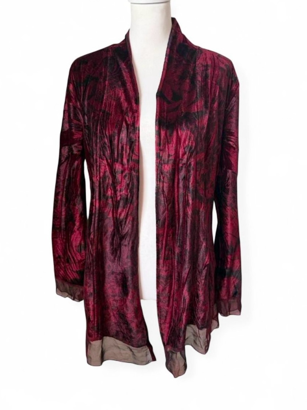 One World Velvet Cardigan